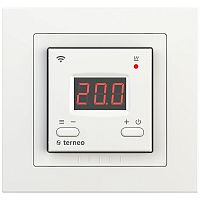 Терморегулятор электронный Terneo ax unic для рамок Unica по Wi-Fi 3.6кВт 16А бежевый картинка 